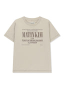 LETTERING GRAFFITI CREASE TOP IN BEIGE image 10