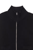 SPELL POINT STRIPE KNIT VEST IN BLACK image 3