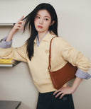 REGULAR LOGO MINI PEANUT BAG IN BROWN image 1