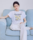 AEROCOOL LEMON GRAPHIC TEE IN WHITE image 2