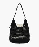 MACRAME HOBO BAG IN BLACK image 10