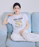 AEROCOOL LEMON GRAPHIC TEE IN WHITE image 3