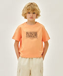 KIDS CLASSIC LOGO TEE IN ORANGE image 1