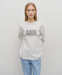 CLASSIC LOGO LONG SLEEVE IN LIGHT HEATHER GREY image 7