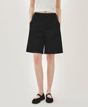 W BERMUDA HALF PANTS IN BLACK image 1