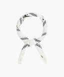 CLASSIC LOGO BANDANA SCARF IN WHITE image 4