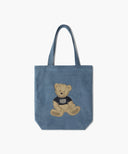 DOODLE BEAR ECO BAG IN BLUE image 1