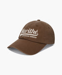 VINTAGE BASEBALL GRAPHIC CAP IN BROWN image 1
