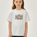 KIDS MARIN BEAR CLASSIC LOGO TEE IN WHITE image 4