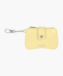 REGULAR LOGO PEANUT KEYRING WALLET IN LIGHT YELLOW image 1