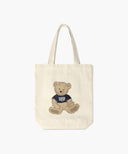 DOODLE BEAR ECO BAG IN NATURAL image 1