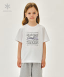 KIDS BOOK CLASSIC LOGO AEROCOOL TEE IN WHITE image 1