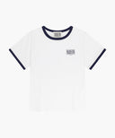 KIDS SMALL CLASSIC LOGO RINGER TEE IN WHITE image 1
