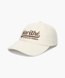 VINTAGE BASEBALL GRAPHIC CAP IN IVORY image 1