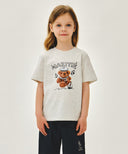 KIDS MARINE BEAR REGEN TEE IN OATMEAL image 1