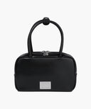 CLASSIC LOGO SQUARE MINI TOTE BAG IN BLACK image 1
