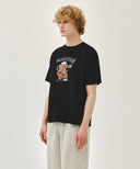 MARINE DRAWING DOODLE GRAPHIC TEE IN BLACK image 2