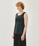 SHADOW CLASSIC LOGO SLEEVELESS IN CHARCOAL GREY image 2