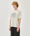 AEROCOOL LEMON CLASSIC LOGO TEE IN IVORY image 2