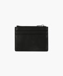 CLASSIC LOGO ZIP CARD WALLET IN BLACK image 6