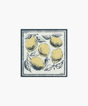 SUMMER PATTERN SILK SCARF IN NAVY image 1