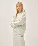 EMBO CLASSIC LOGO SWEATSHIRT IN OATMEAL image 2