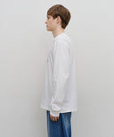 CLASSIC LOGO LONG SLEEVE IN WHITE image 8