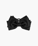 CIRCLE LOGO RIBBON HAIR CLIP IN BLACK image 2
