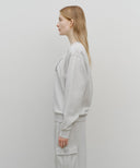 CLASSIC LOGO SWEATSHIRT IN LIGHT HEATHER GREY image 8
