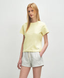 W BASIC TEE IN LIGHT YELLOW image 2