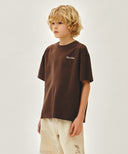 KIDS BACK GRAPHIC OVERSIZED TEE IN BROWN image 2