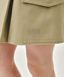 W COTTON CARGO MINI SKIRT IN BEIGE image 11