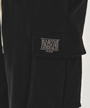 CLASSIC LOGO CARGO SWEAT SHORTS IN BLACK image 2