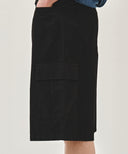 M CARGO HALF PANTS IN BLACK image 2