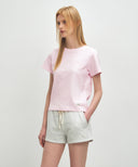 W BASIC TEE IN LIGHT PINK image 2