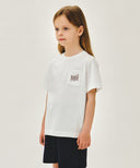 KIDS DOODLE CLASSIC LOGO POCKET POINT TEE IN WHITE image 2