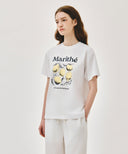 AEROCOOL LEMON GRAPHIC TEE IN WHITE image 6