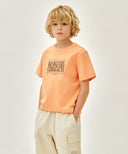 KIDS CLASSIC LOGO TEE IN ORANGE image 2