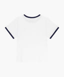 KIDS SMALL CLASSIC LOGO RINGER TEE IN WHITE image 2