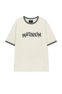 MATIN LOGO RINGER TOP FOR MEN IN CREAM image 12