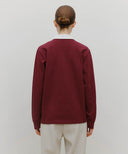 MARITHÉ SPORT COLLAR LONG SLEEVE IN BURGUNDY image 3