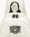 KIDS BEAR CLASSIC LOGO 2WAY SLING BAG IN IVORY image 3