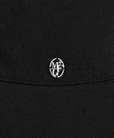 W STRAP SEERSUCKER WIDE BUCKET HAT IN BLACK image 3