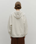 VINTAGE STAMP GRAPHIC HOODIE (BRUSHED) IN OATMEAL image 3