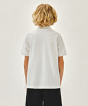 KIDS SMALL CLASSIC LOGO PK TEE IN WHITE image 3