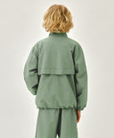 KIDS LETTERING LOGO WINDBREAKER IN KHAKI image 3