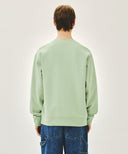 CLASSIC LOGO EMBROIDERY SWEATSHIRT IN LIGHT GREEN image 3