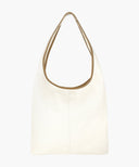 CLASSIC LOGO ONE SHOULDER BUCKET BAG IN NATURAL image 4