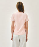 W DOODLE BEAR TEE IN LIGHT PINK image 3