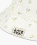 CLASSIC LOGO FLOWER BUCKET HAT IN IVORY image 3